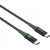 Kabelis USB MicroConnect USB-C - USB-C 2 m Juodai-žalia (MC-SMART USB-C-C-02)