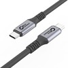 USB kabelis MicroConnect USB-C - USB-C 2 m Juodas ir sidabrinis (USB3.2CC2)