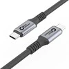 USB kabelis MicroConnect USB-C - USB-C 2 m Juodas ir sidabrinis (USB3.2CC2)