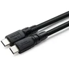 Kabelis USB MicroConnect USB-C - USB-C 3 m Juodas (ColorFlex USB-C cable 100W)