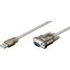 USB kabelis MicroConnect USB-A - DB-9 1,5 m Pilkas (USB2.0 - nuoseklus DB9 M-M, 1,5 m)
