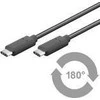USB kabelis MicroConnect USB-C - USB-C 2 m Juodas (USB3.1CC2)