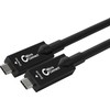 Kabelis USB MicroConnect USB-C - USB-C 12.5 m Juodas (USB3.2CC12OP)