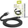 Mobile Origin Plokščias magnetinis patentuotas originalus USB-A į USB-C laidas, 1 m, juodas