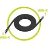 Mobile Origin Magnetinis plokščias patentuotas originalus USB-C į USB-C kabelis, 1 m, juodas