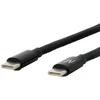 Kabelis USB Mobilis USB-C - USB-C 1 m Juodas (001389)