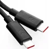 MOTOROLA originalus laidas Type C į Type C 6,5A SC18D24968 1 m juodas bulk