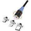 USB kabelis Msonic USB-A - Žaibas 1 m Juodas (MLU657)
