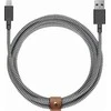 „Native Union Belt Cable XL Lightning“ 3 m, zebrai