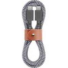 Kabelis USB Native Union USB-C - USB-C 1.2 m Juodas (BELT-C-ZEB-2-NP)