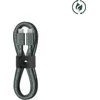 Native Union Belt Cable - kabelis USB-C - USB-C, 1,2 m (slate žalias)