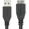 Nedis USB-A – micro-B USB laidas, 1 m juodas (CCGL61500BK10)