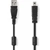 Nedis USB-A – micro-B USB laidas 2 m juodas (CCGL60810BK20)