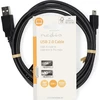 Kabelis USB Nedis USB-A - miniUSB 2 m Juodas (CCGL60300BK20)