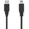 Kabelis USB Nedis USB-A - miniUSB-B 3 m Juodas (CCGL60300BK30)