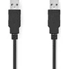 Nedis USB-A – USB-A USB laidas 1 m juodas (CCGL60000BK10)