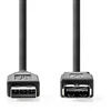Kabelis USB Nedis USB-A - USB-A 3 m Juodas (CCGL61010BK30)