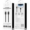 DEVIA EC325 USB-C to USB-C 60W 3A Data Kabelisis 1M Juodos spalvos