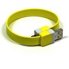 Neutralle USB kabelis (2.0), USB A M - microUSB (M), 0.25m, geltona, na nadgarstek, EOL