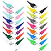 Orno EXC mobilusis USB laidas - micro USB WHIPPY, 2M, 3A, greitas įkrovimas, spalvų mišinys