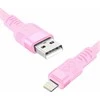 Orno Kabelis USB-A - „Lightning eXc WHIPPY Pro“ laidas, 0,9 m, 12 W, greitas įkrovimas, pastelinių spalvų mišinys