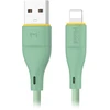 Orno Kabelis USB-A - „Lightning“ Miccell VQ-D06 laidas, 2.4A, 1m, žalias