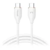 Orno Kabelis USB-C - USB-C Miccell VQ-D09 laidas, 100 W, 1,5 m, baltas