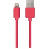 USB kabelis OWC USB-A - Žaibas 1 m Rožinė (NWTBLUSBL1MPK)