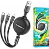 Laidas 3in1 USB A į Lightning / Micro USB / USB C Hoco 2A 1 m X75 juodas