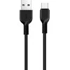 HOCO kabelis USB A į Type C 2,4A X20 1 m juodos spalvos