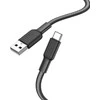 PTC HOCO Cable USB A Male to Type-C Male, 3A, Jeager, Juodai/ baltas, 1.0m, X69,