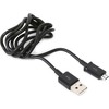 Platinet kabelis microUSB 1m, juodas