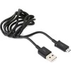 Platinet kabelis microUSB 1m, juodas