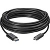 Kabelis USB Poly USB-A - USB-C 10 m Juodas (CBL USB 3.1 TYPE A TO C SLIM)