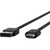 Plantronics Kabelis USB Poly USB-A - USB-C 5 m Juodas (2457-85517-001)