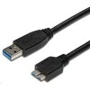 PremiumCord USB-A – microUSB USB laidas 3 m juodas (ku3ma3bk)