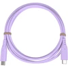 Kabelis USB PremiumCord PREMIUMCORD Kabelis USB-C na USB-C, 60W, 480Mbps, silikonowy, violetinė, 1,5m