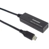 PREMIUMCORD USB-C kartotuvas ir ilgintuvas vyriškas-moteris, 5Gbps 5m
