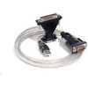 USB kabelis PremiumCord USB-A - RS-232 Juodas (ku2-232)