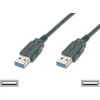 USB kabelis PremiumCord USB-A - USB-A 2 m Juodas (ku3aa2bk)