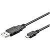 MicroUSB B-A laidas 2.0 Hi-Speed ​​​​Goobay juodas - 0.6m