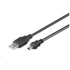 USB kabelis PremiumCord USB-A - miniUSB 5 m Juoda (ku2m5a)