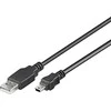 USB kabelis PremiumCord USB-A - miniUSB 2 m Juoda (ku2m2a)