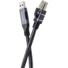 PremiumCord Ethernet kabelis USB3.2 -> LAN RJ45 10/100/1000 MBIT ilgis 2m