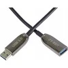 „PremiumCord“ prailginimo optinis kabelis AOC USB 3.0 A / kištukas - A / moteriškas, 10 m