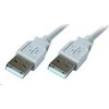 USB kabelis PremiumCord USB-A - USB-A 1 m Balta (ku2aaA1)