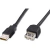 USB kabelis PremiumCord USB-A - USB-A 2 m Juodas (kupaa2Bk)