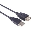 USB kabelis PremiumCord USB-A - USB-A 3 m Juodas (kupaaa3bk)