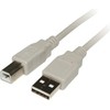 USB kabelis PremiumCord USB-A - USB-B 0,5 m Pilkas (ku2ab05)