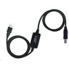 PremiumCord USB kabelis USB-A – USB-B 10 m juodas (ku2rep10ab)